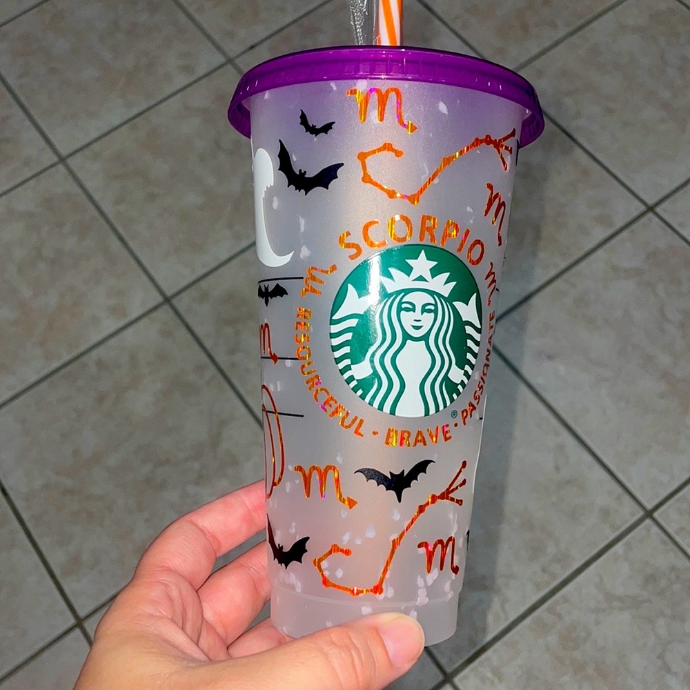 Scorpio Starbucks cup
